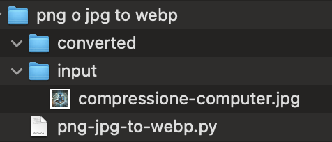 Conversione Immagini in WebP